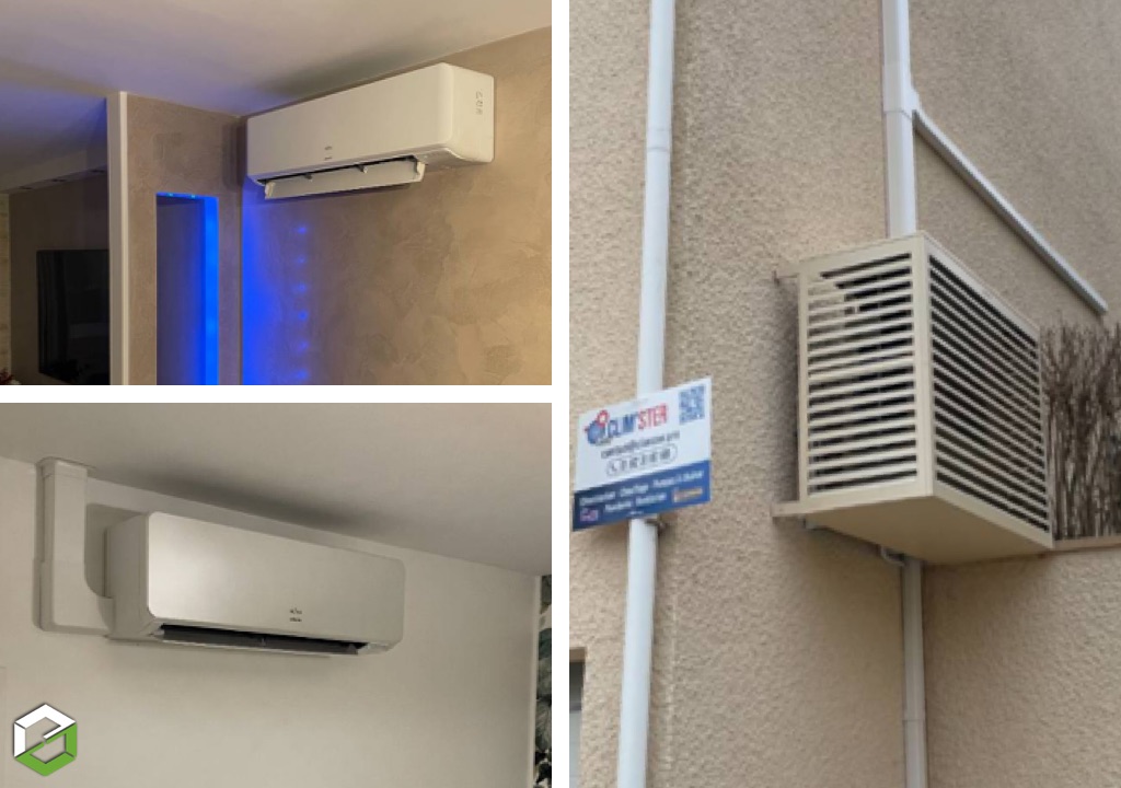 Installation d’une climatisation multisplit Atlantic à Jouy-le-Moutier 95280 Climatisation multisplit Atlantic installée à Jouy-le-Moutier 95280